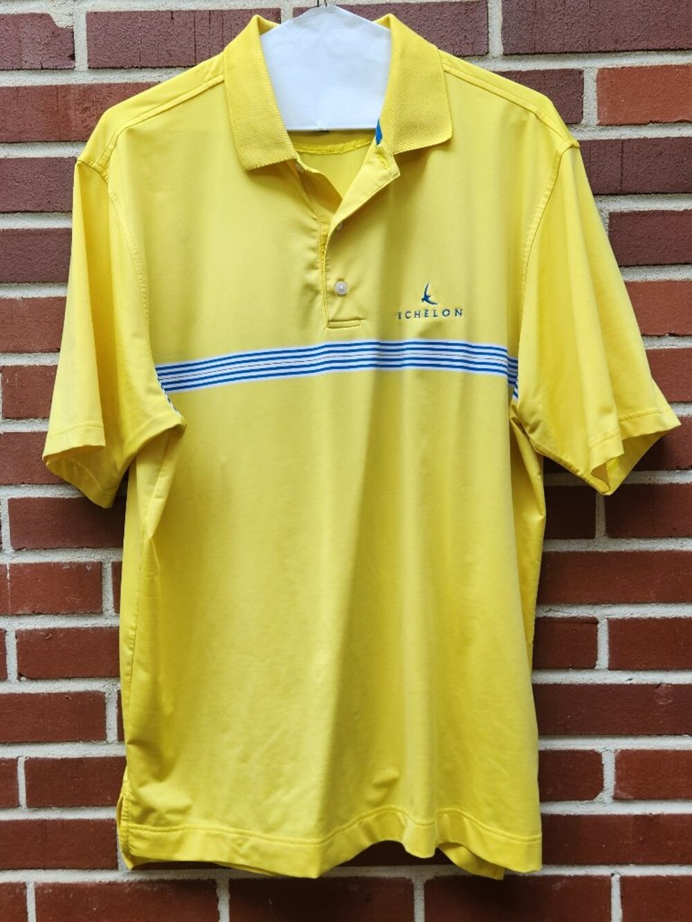 FootJoy Yellow Men's Golf Shirt - Echelon Golf Club - Size L